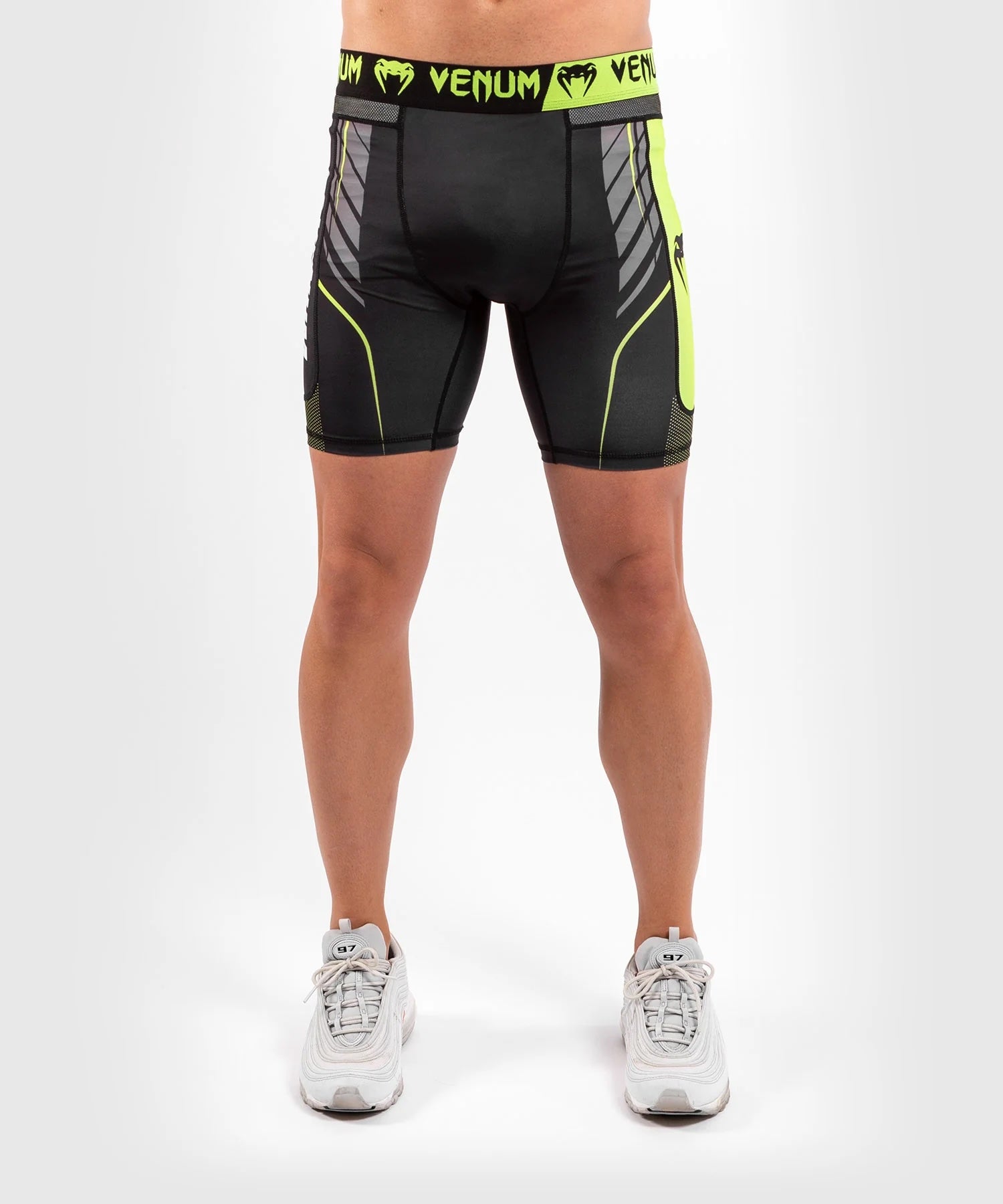 VTC 3 Compression Shorts - Black/Neo Yellow